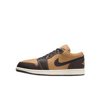 Nike Air Jordan 1 Low SE - Tenis para hombre, Lino/marrón barroco/coral vintage/negro, 43 EU