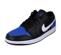 Nike Air Jordan 1 Low - Tenis para hombre, Negro/Game Royal/Blanco, 46 EU
