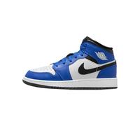 NIKE Air Jordan 1 Mid GS - Zapatillas deportivas de moda para escuela, Game Royal White, 39 EU