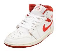 Air Jordan 1 Mid SE "White Dune Red" Ref. FJ3458-160 Color Blanco Talla 42.5