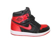 Nike Air Jordan 1 Mid - Tenis de baloncesto para hombre, Negro University Red White Satin, 9.5