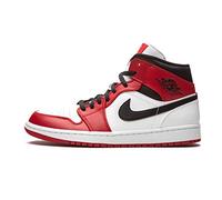 NIKE Air Jordan 1 Mid, Zapatos de Baloncesto Hombre, Blanco (White/Gym Red/Black 173), 43 EU