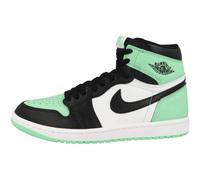 Nike Air Jordan 1 Retro High OG - Tenis para hombre, Blanco/Negro/Verde Brillante, 44 EU