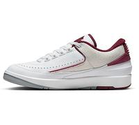 NUEVO Air Jordan 2 Retro Low - Zapatillas Hombre Blanco-Rojo DV9956-103 ORIGINAL