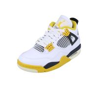 Air Jordan Women's 4 Retro "Vivid Sulfur" Ref. AQ9129-101 Color Blanco Talla 43