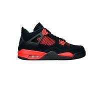 Nike Air Jordan 4 Retro para hombre, Negro/Blanco-Rojo, 45 EU