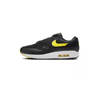 NIKE Air MAX 1 ESS, Sneaker Hombre, Black OPTI Yellow Summit White, 42 EU