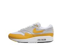 Nike Air Max 1 Ess - Tenis de correr para hombre, Blanco/dorado universitario, platino puro, 6 UK (7 US)