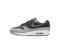 Nike Air Max 1 Premium The Bay - Zapatos para hombre (FJ4451-100, blanco/rojo universitario), Gris ahumado oscuro/gris ahumado, 42.5 EU