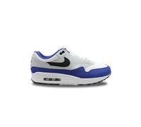 NIKE Air MAX 1, Sneaker Hombre, White Black Deep Royal Blue, 44.5 EU
