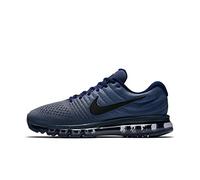 Nike Air Max 2017 - Zapatillas deportivas para hombre, 849559-001, 849559-405, Dunkelblau (Dark Blue/Orange/White), 42.5