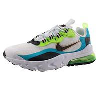 NIKE Air MAX 270 React SE GS Running Trainers CJ4060 Sneakers Zapatos (UK 6 US 6.5Y EU 39, Oracle Aqua Black Ghost Green 300)