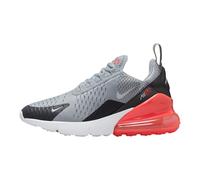 Nike Air Max 270 - Zapatos para niños grandes (943345-039, gris lobo/antracita/carmesí brillante/blanco), Gris lobo/antracita/carmesí brillante/blanco, 38.5 EU