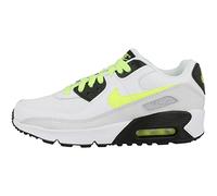 NIKE Air MAX 90 LTR (GS), Zapatos de Gimnasia, White Volt Black Pure Platinum, 38.5 EU