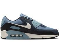 Nike Air MAX 90 PRM, Sneaker Hombre, Aegean Storm Pale Ivory Armory Navy, 40.5 EU
