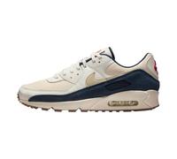 Nike Air MAX 90 PRM, Zapatillas Deportivas para Hombre, Vela Marfil Claro Lt Khaki Thunder Azul, 44 EU