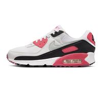 Nike Air MAX 90, Sneaker Mujer, White Light Silver Aster Pink Black, 38.5 EU