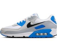 Nike Air MAX 90 - Zapatillas Deportivas para Hombre, Color Blanco/Negro, Azul y Azul, Talla 45 EU, White Black Photo Blue Pure Platinum, 45 EU