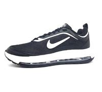 NIKE Air MAX Ap, Low Top Hombre, Black White Black Bright Crimson, 44 EU