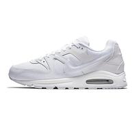 Nike Air MAX Command - Zapatillas de Piel para Hombre, Blanco Metálico Plateado Blanco, 45 EU