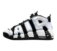 NIKE Air More Uptempo GS - Zapatillas de deporte para escuela primaria, negro y blanco, 39 EU