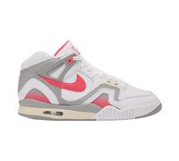 NIKE Air Tech Challenge 2, Sneaker Hombre, White Racer Pink Lt Smoke Grey, 45 EU