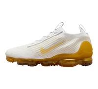 NIKE Air Vapormax 2021 Flyknit SE - Zapatillas deportivas para hombre, White Summit White Yellow Ocre Lemon Wash, 42.5 EU