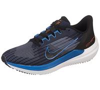 Nike Air Winflo 9, Zapatillas Deportivas Hombre, Obsidian Dk Marina Blue Black White, 43 EU