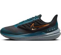 Nike Air Winflo Shield, Bajo Hombre, Black/Safety Orange-Geode Teal, 40.5 EU