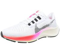 NIKE Air Zoom Pegasus 38, Zapatillas de Running Mujer, White/Black/Football Grey/Pink, 36 EU