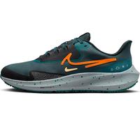 Nike Air Zoom Pegasus Shield, Bajo Hombre, Deep Jungle/Safety Orange-Geode Teal, 47.5 EU