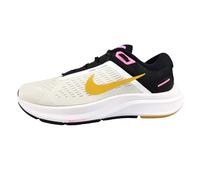 NIKE Air Zoom Structure 24, Sneaker Mujer, White Wheat Gold Black Pink Spell, 39 EU