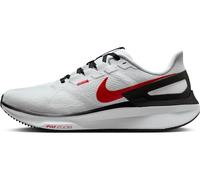 Nike Air Zoom Structure 25, Zapatillas para Correr Hombre, White Fire Red Black Lt Smoke, 41 EU