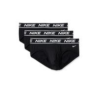 Nike All Day Micro Stretch Hip Brief Underwear (3-Pack) Ropa Interior, Negro/Negro/Negro, S (Pack de 3) para Hombre