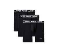 Nike All Day Micro Stretch Long Leg Boxer Brief Underwear (3-Pack) Cortos, Negro/Negro/Negro, XXL (Paquete de 3) Hombre