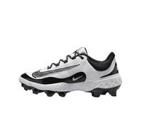 Nike Alpha Huarache Elite 4 - Tacos bajos de béisbol para hombre, Blanco/Negro, 10