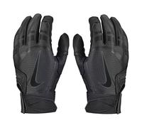 Nike Alpha Huarache Pro - Guantes de bateo para adultos, color negro, 1 par (grande)