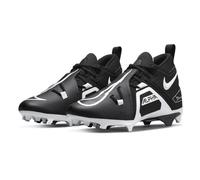 Nike Alpha Menace Pro 3 - Tacos de fútbol para hombre, Negro/Negro/Negro/Blanco, 44 EU