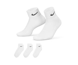 Nike Ankle Socks Cushioned 3-pack White, 34-38