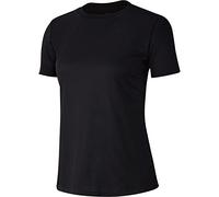 Nike AQ3210 W NK DF Leg tee Crew T-Shirt Women's Black/White M