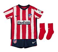 Nike ATM I NK BRT Kit Hm Football Set, Unisex niños, Sport Red/Midnight Navy Full Sponsor, 12-18M