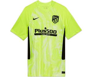 Nike ATM M NK BRT Stad JSY SS 3R T-Shirt, Hombre, Volt/Black Full Sponsor, L