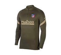 Nike ATM M NK Dry Strk Dril Top Long Sleeved t-Shirt, Hombre, Cargo Khaki/Cargo Khaki/Khaki/Khaki Full spons-plyr, XL