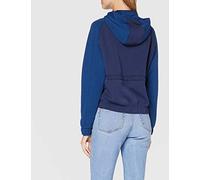 Nike ATM W NK Dry Hoodie Po Sweatshirt, Mujer, Coastal Blue/Midnight Navy/Sport Red no Sponsor, L