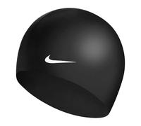Nike Gorro de natación Solid Silicone de silicona Negro/Blanco Talla única