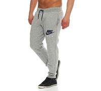 Nike AW77 FLC Cuff PT-Air HTG - Pantalón para Hombre, Color Gris/Negro, Talla S