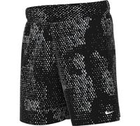 Nike B Nk DF Multi Short AOP Pantalones Cortos, Blanco/Negro, 14-15 Años para Niños