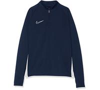 NIKE B NK Dry ACDMY Dril Top Long Sleeved t-Shirt, Niños, Obsidian/White/White, M
