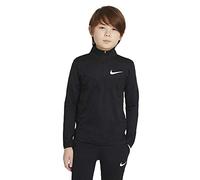 Nike B NK Sport Poly Top Sweatshirt, Boys, Black/Black/White, XL