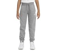 NIKE B Nsw Club Ft Jogger, Pants Niños, Carbon Heather/(white), 8 Años